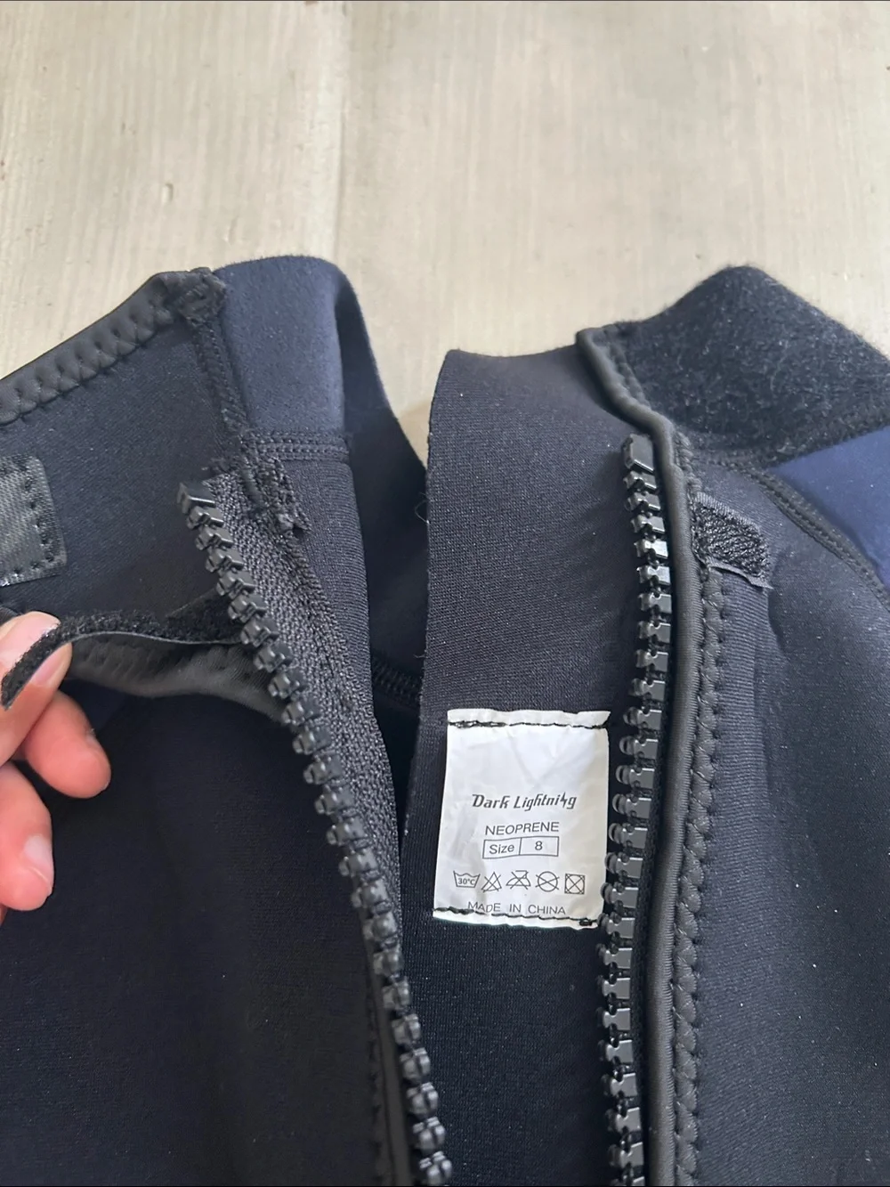 Youth  One-Piece Wetsuit - Navy & Black